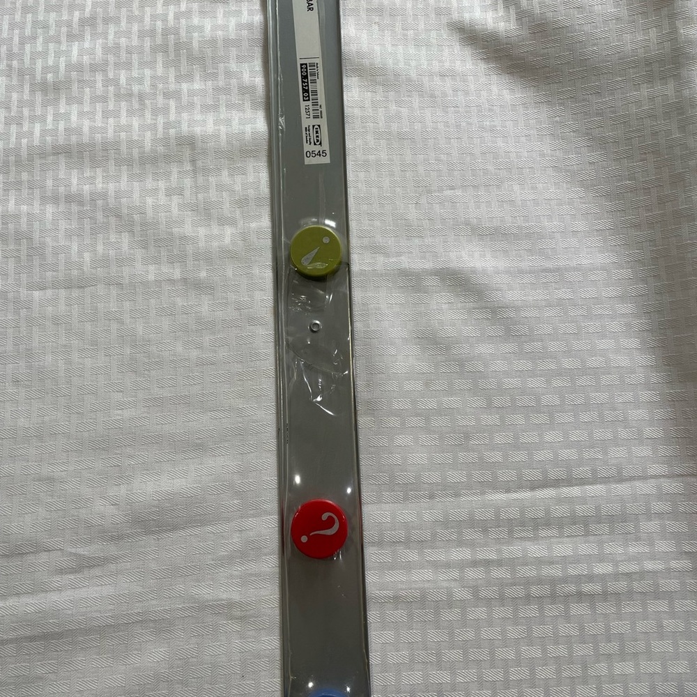 NEW IKEA Magnetic Memo Message 22" Bar + Magnets office bedroom playroom kitchen